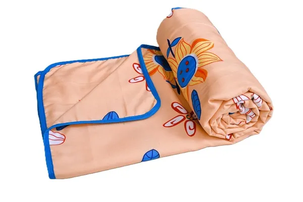 Orange_Flowers-Soft_Reversible_Micro_Dohar_For_Kids-Single_Bed