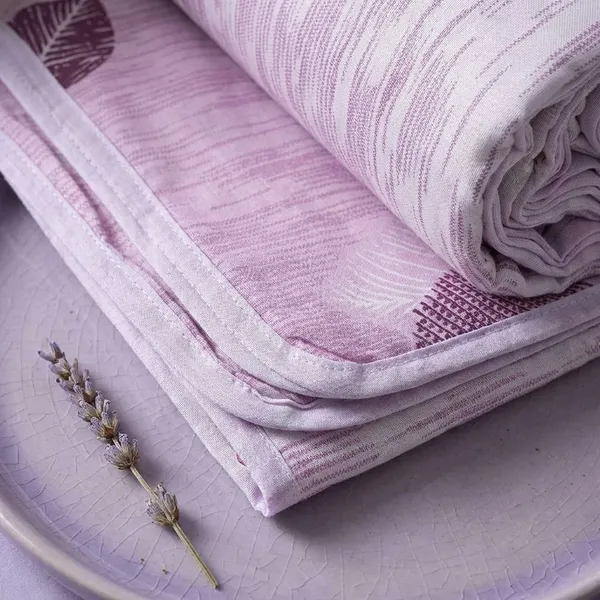 Pink_100%_Cotton_Cambric_Ac_Dohar_With_Leaf_Pattern