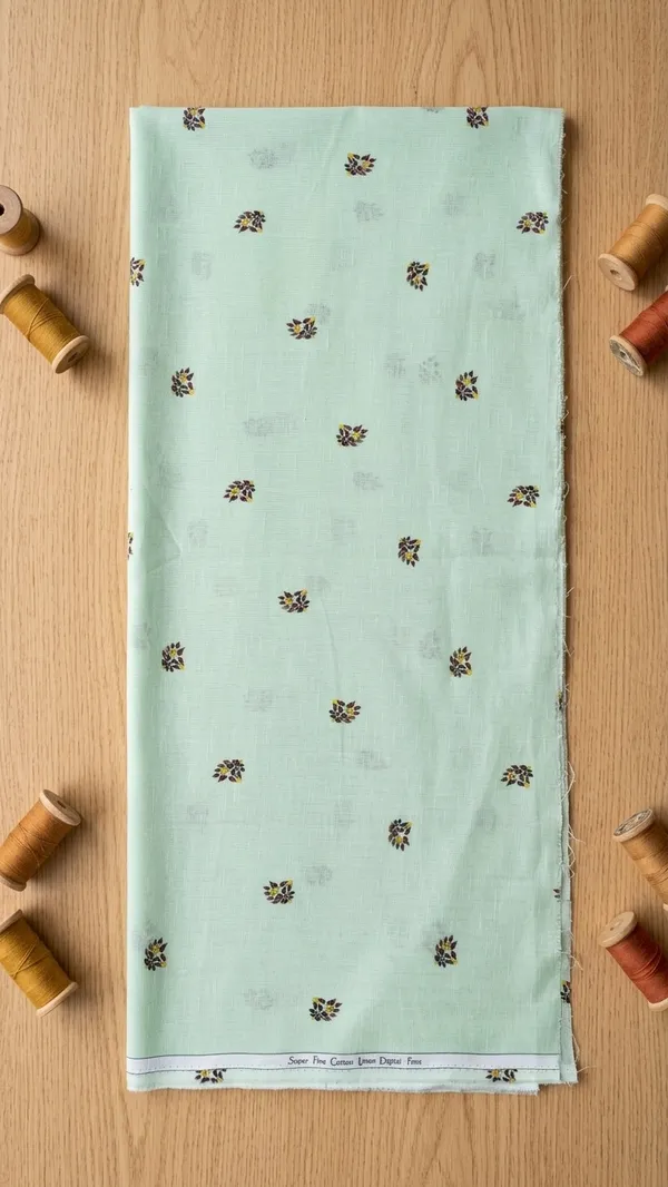 Vibrant_Leaves_Motif_Light_Green-Premium_Cotton_Linen_Digital_Print_Fabric
