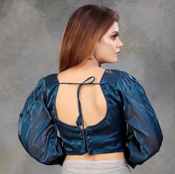 Morpich_Cotton_Silk_Back_Hook_Self_Design_Padded_Blouse_For_Women