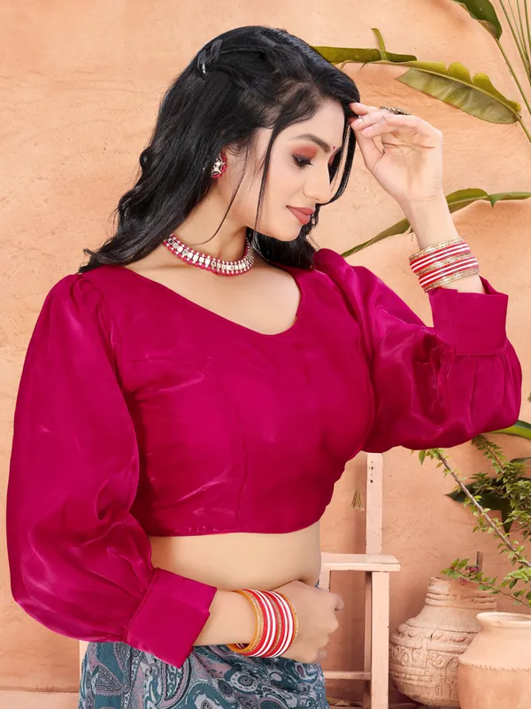 Rani_Cotton_Silk_Back_Hook_Solid_Padded_Blouse_For_Women