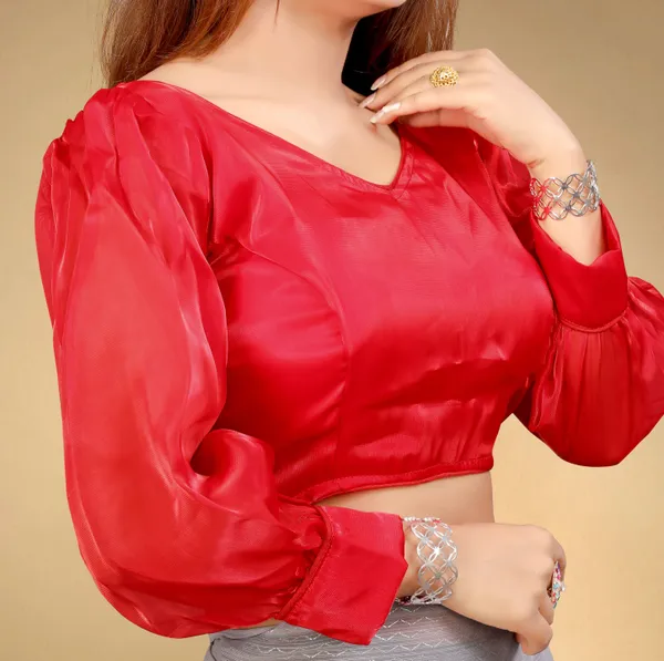Red_Cotton_Silk_Back_Hook_Self_Design_Blouse_For_Women