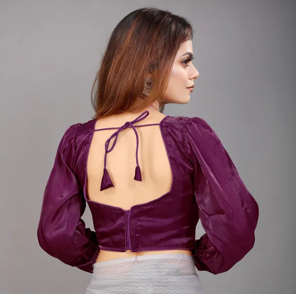 Purple_Cotton_Silk_Back_Hook_Self_Design_Blouse_For_Women