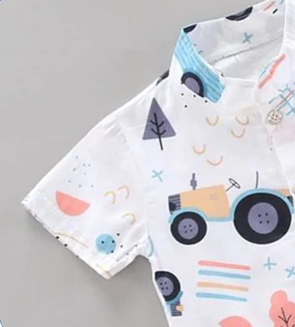 Boys_Cartoon_Car_Print_Casual_Half_Sleeve_Shirt