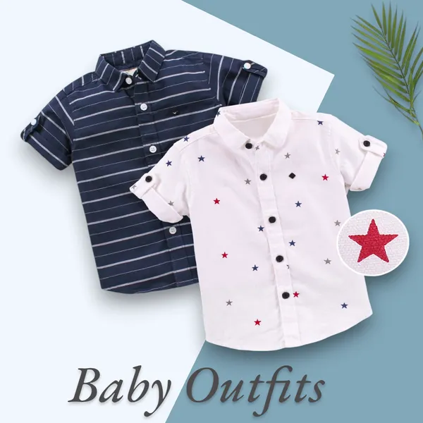 Boys_Cotton_Casual_Shirt_Combo_Pack_(Navy_Stripes_&_White_Star_Print)_(Pack_of_2)