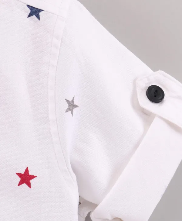 Boys_Cotton_Casual_Shirt_Combo_Pack_(Navy_Stripes_&_White_Star_Print)_(Pack_of_2)