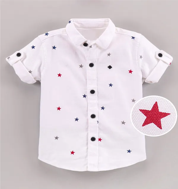 Boys_Cotton_Casual_Shirt_Combo_Pack_(Navy_Stripes_&_White_Star_Print)_(Pack_of_2)