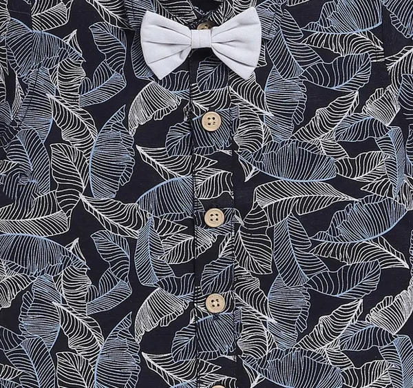 Boys_Premium_Leaf_Print_Shirt_with_Bow_Tie_–_Stylish_Casual_Party_Wear_Shirt