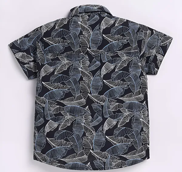 Boys_Premium_Leaf_Print_Shirt_with_Bow_Tie_–_Stylish_Casual_Party_Wear_Shirt