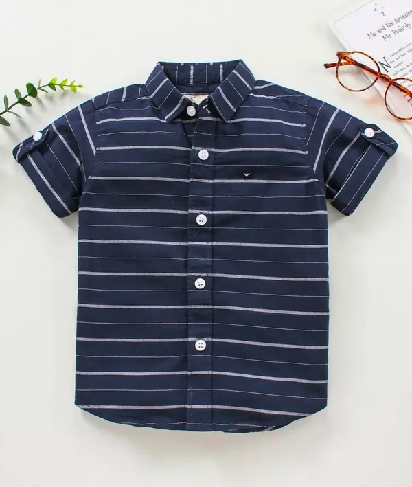 Boys_Stylish_Summer_Shirt_Combo_–_Navy_Striped_&_Aloha_Print_(Pack_of_2)