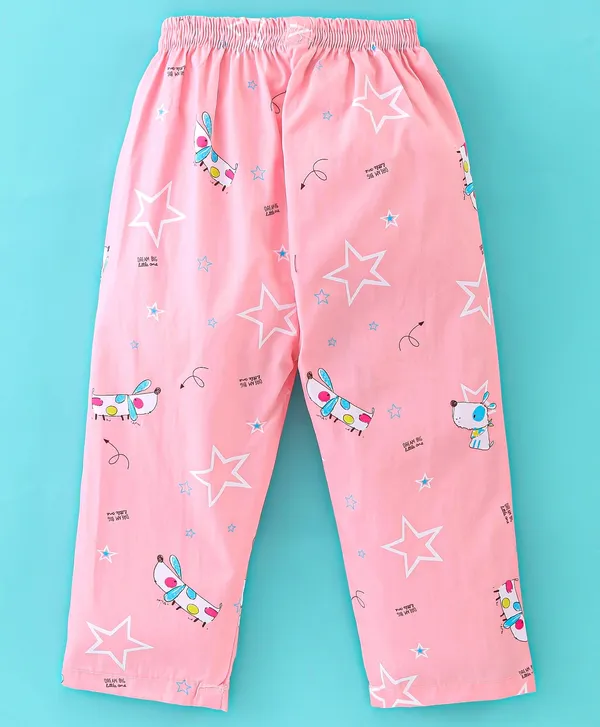 Cute_Bunny_Print_Kids_Night_Suit_–_Pink
