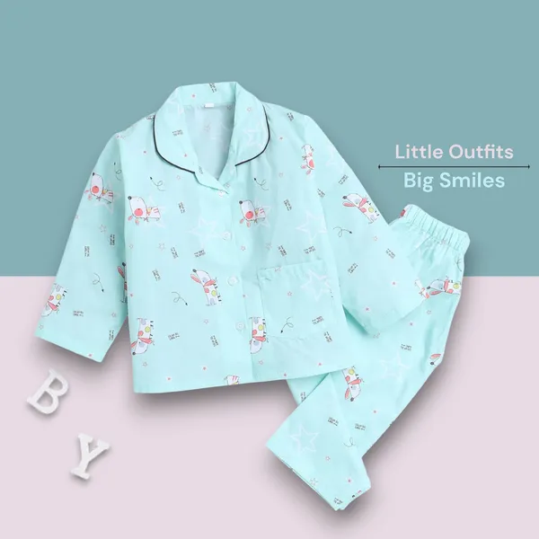 Cute_Bunny_Print_Kids_Night_Suit_–_Sky