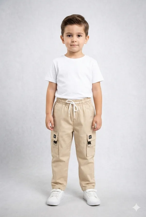 Kids_Beise__Cotton_Cargo_Pants_with_Utility_Pockets