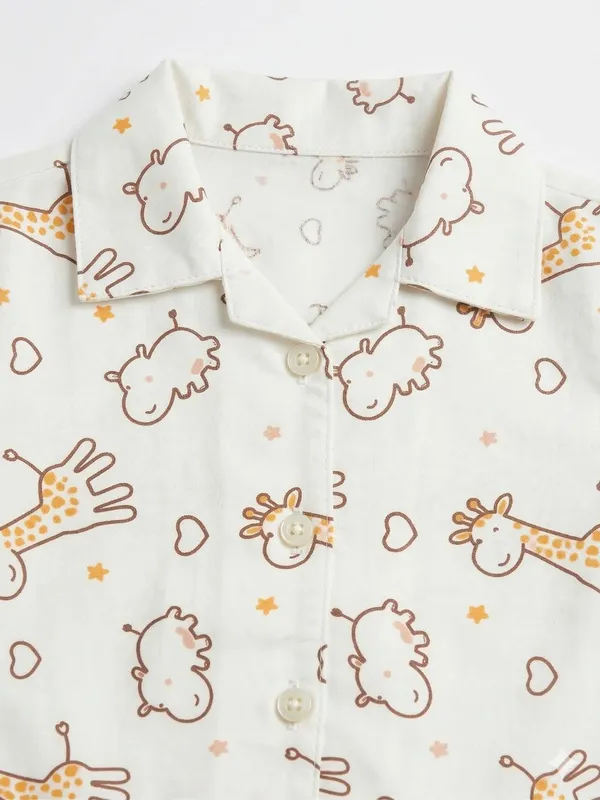 Kids_Cute_Giraffe_Print_Cotton_Night_Suit_Set