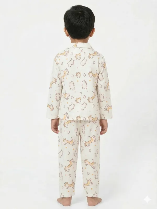 Kids_Cute_Giraffe_Print_Cotton_Night_Suit_Set