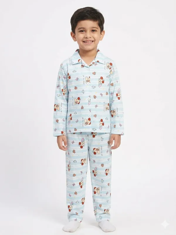 Kids_Cute_Teddy_Print_Night_Suit_Set