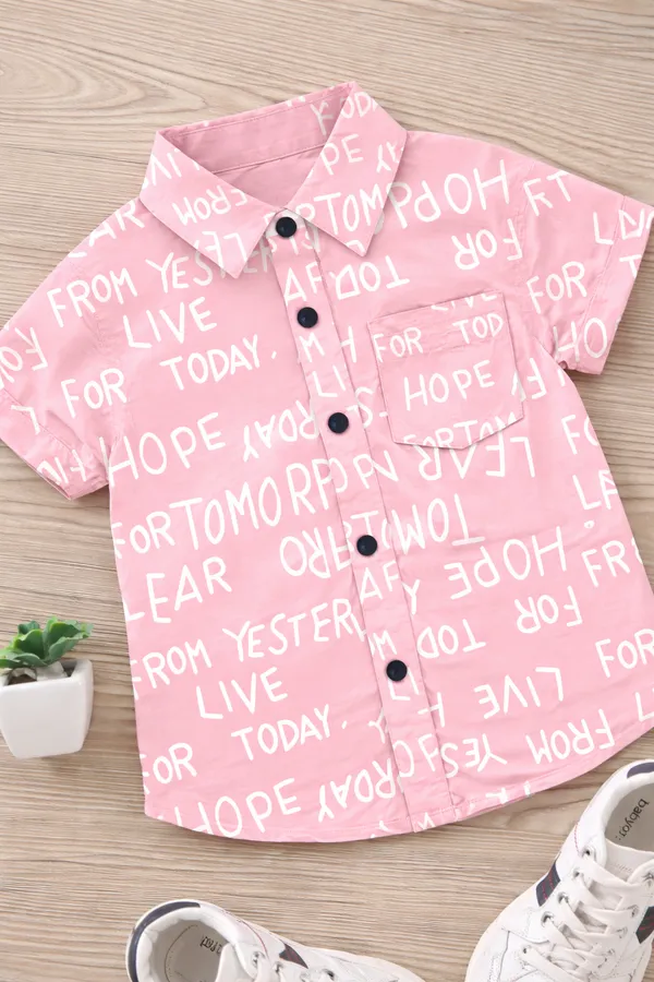 Kids_Printed_Casual_Cotton_Shirt_–_Pink