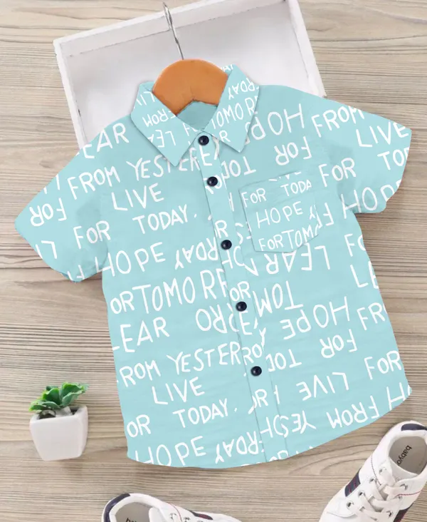 Kids_Printed_Casual_Cotton_Shirt_–_Pista