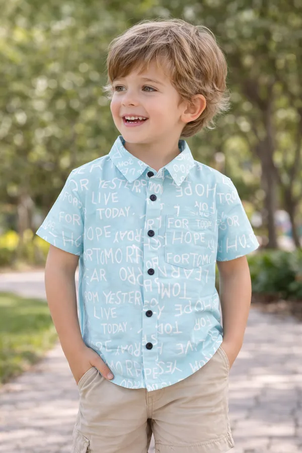 Kids_Printed_Casual_Cotton_Shirt_–_Pista