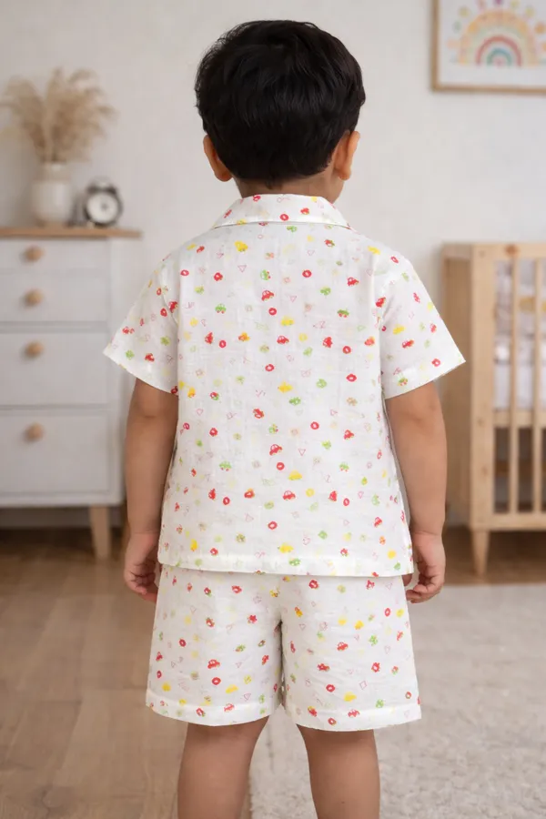 Kids_Printed_Muslin_Pure_Cotton_Shirt_&_Shorts_Cord_Set