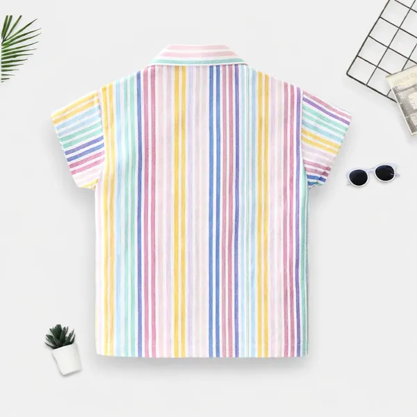 Kids_Rainbow_Stripe_Shirt_&_Shorts_Co-ord_Set