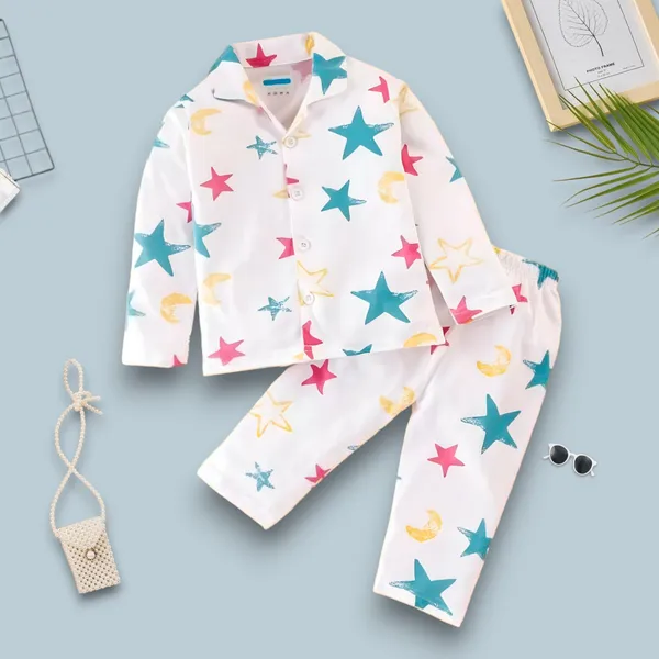 Kids_Star_Print_Nightwear_Pajama_Set