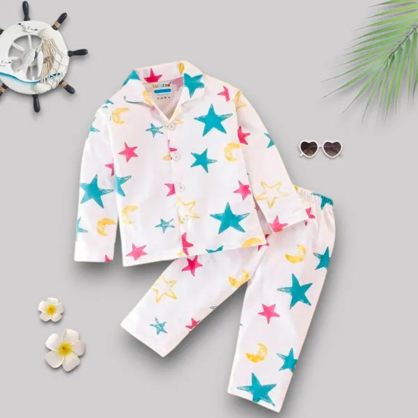 Kids_Star_Print_Nightwear_Pajama_Set