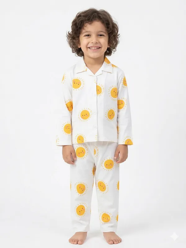 Kids_Sunshine_Print_Night_Suit_Set
