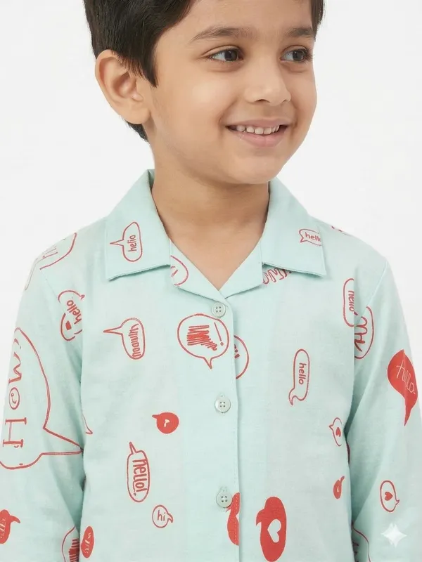 Kids_“Hello_Chat”_Print_Night_Suit_Set