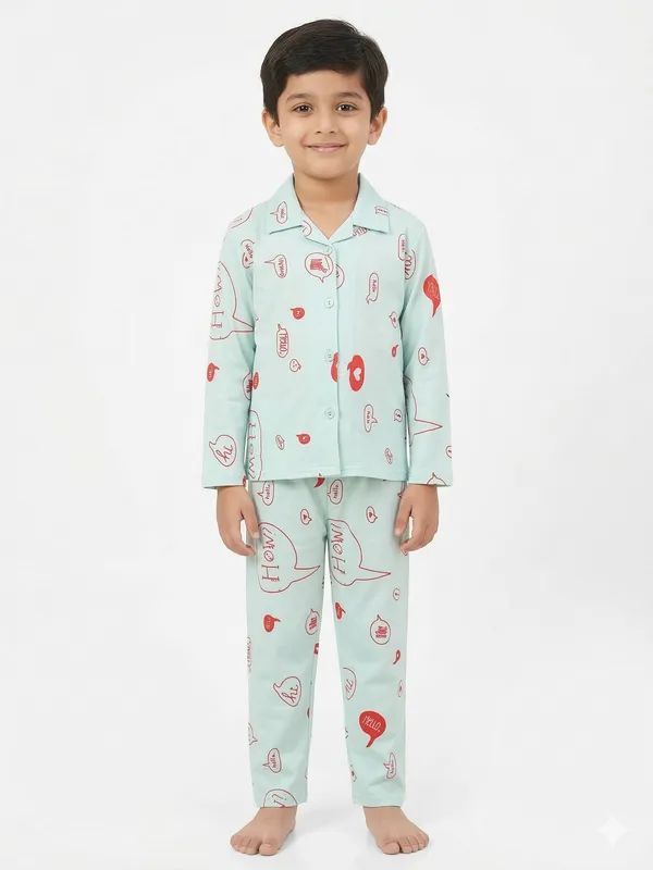 Kids_“Hello_Chat”_Print_Night_Suit_Set