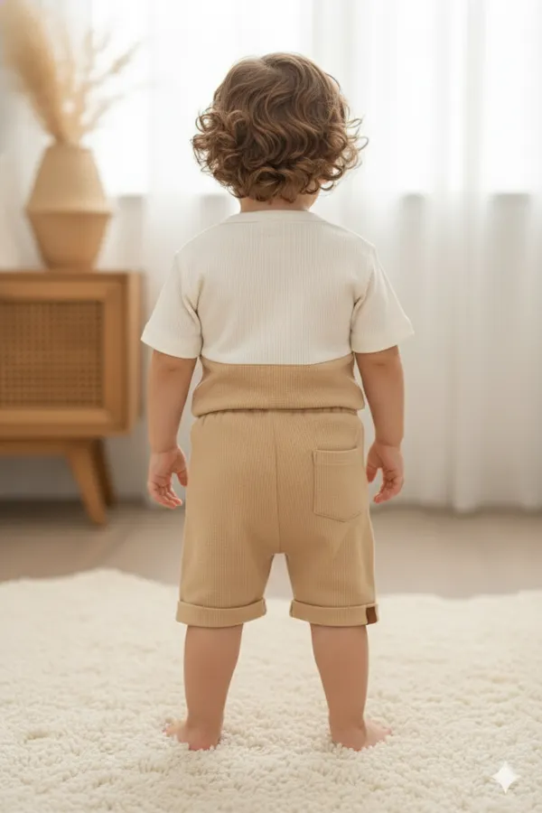 Lil_Bro_Waffle_Cotton_Co-Ord_Set_Cream