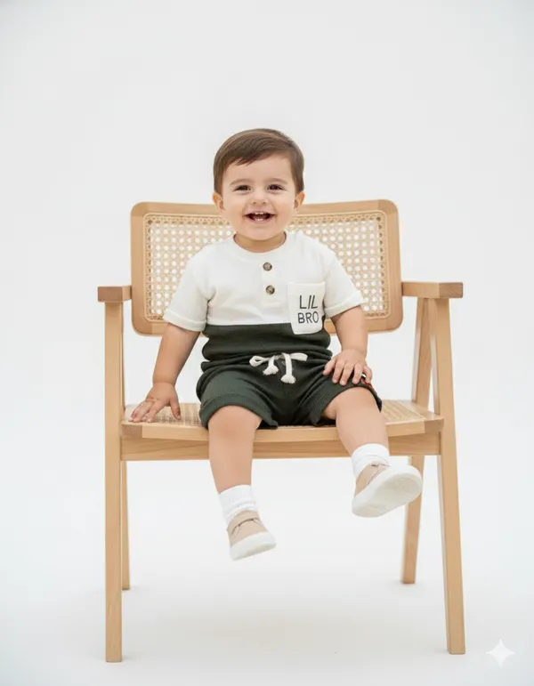 Lil_Bro_Waffle_Cotton_Co-Ord_Set_D.Grey