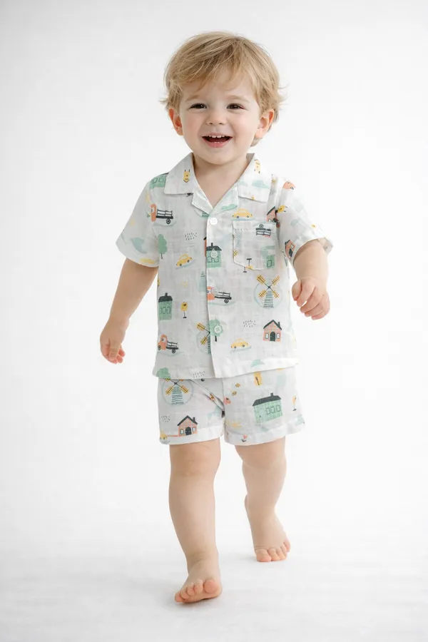 Pure_Muslin_Kids_Co-ord_Set_Combo_Pack_of_2_|_Soft_Breathable_Summer_Wear_|_Unisex_Toddler_Outfit_Set