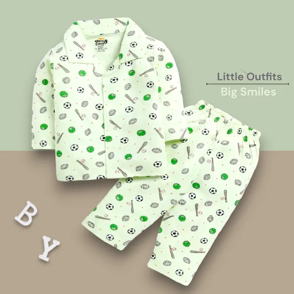 Sports_Fun_Kids_Night_Suit_Set_–_Mint_Green