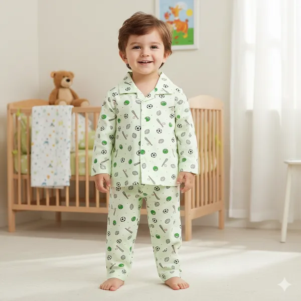 Sports_Fun_Kids_Night_Suit_Set_–_Mint_Green
