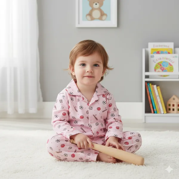 Sports_Fun_Kids_Night_Suit_Set_–_Pink