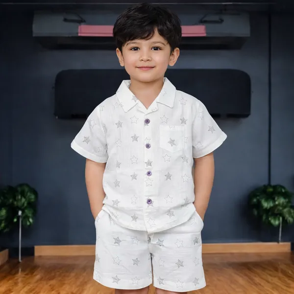 Starry_Comfort__Pure_Muslin__Cotton_Shirt_&_Shorts_Cord_Set