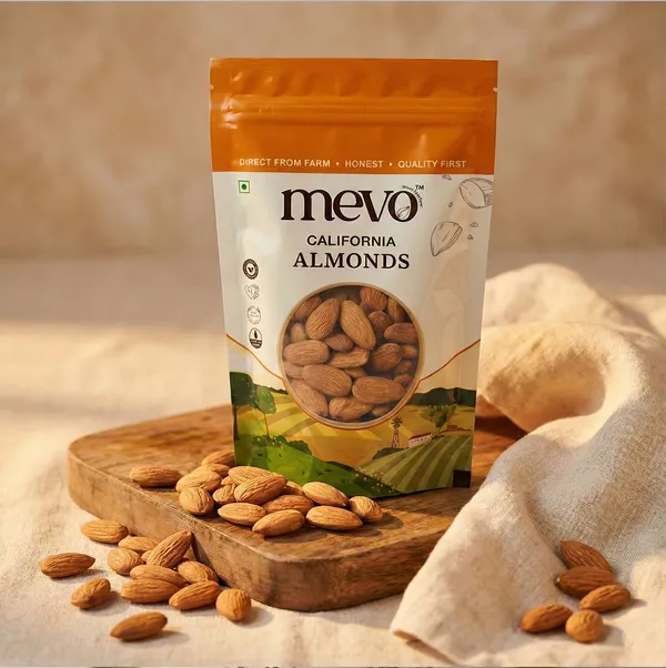 Pack_OF_2_Mevo_California_Almonds_(Badam)_Whole_High_Protein_200g