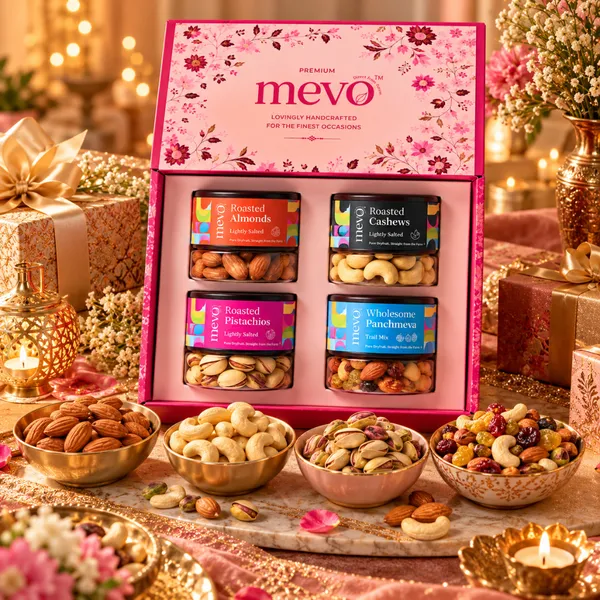 Pack_OF_4_Mevo_Roasted_Almonds_Cashews_Pistachios_&_Panchmeva_Wholesome_Gift__(480_g)