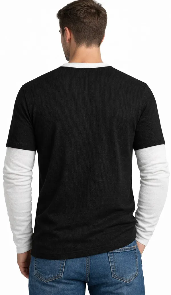Black_Cotton_Blend_Solid_Crew_Neck_T-Shirt_For_Men