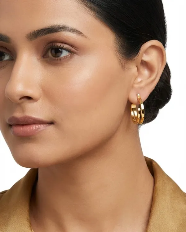 Gold_Plated_Sterling_Silver_Double_Loop_Hoops_Earrings_For_Women
