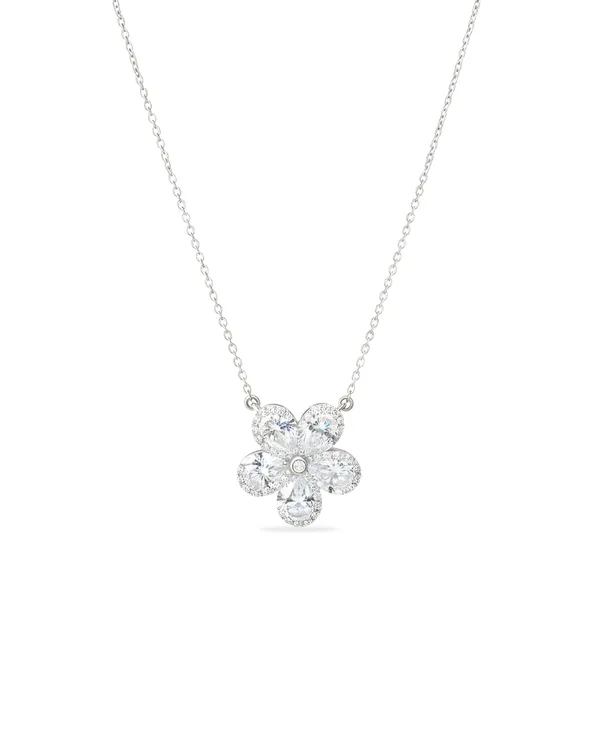 Floral_White_And_Silver_Sterling_Rhodium_Plated_Elowen_Necklace_Pendant_For_Women