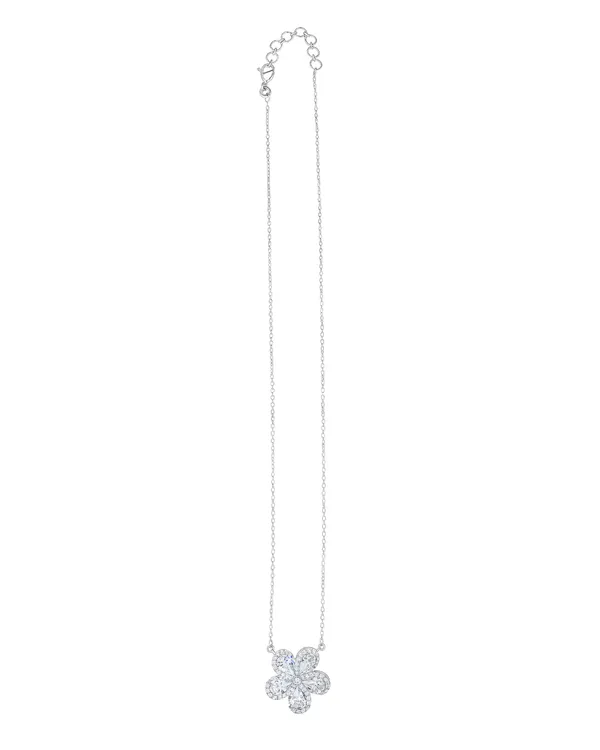 Floral_White_And_Silver_Sterling_Rhodium_Plated_Elowen_Necklace_Pendant_For_Women