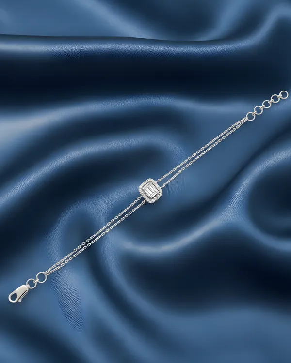 Silver_Rhodium_Plated_Sterling_Emerald_Elegance_Chain_Bracelet_For_Women