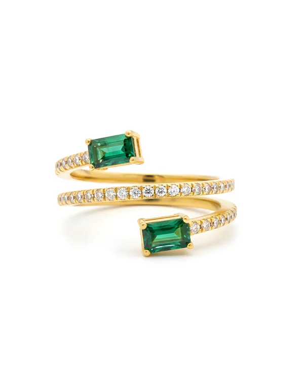 Green_And_Gold_Plated_Sterling_Silver_Esmera_Ring_For_Women