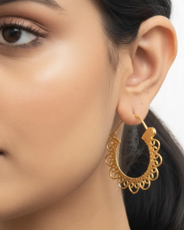 Gold_Plated_Sterling_Silver_Ira_Hoops_Earrings_For_Women