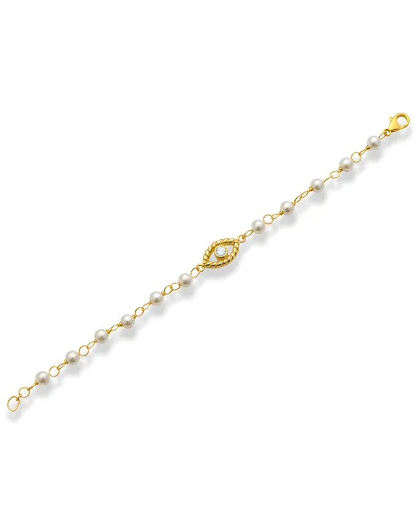 Gold_Plated_Sterling_Silver_Nazar_Pearl_Chain_Bracelet_For_Women