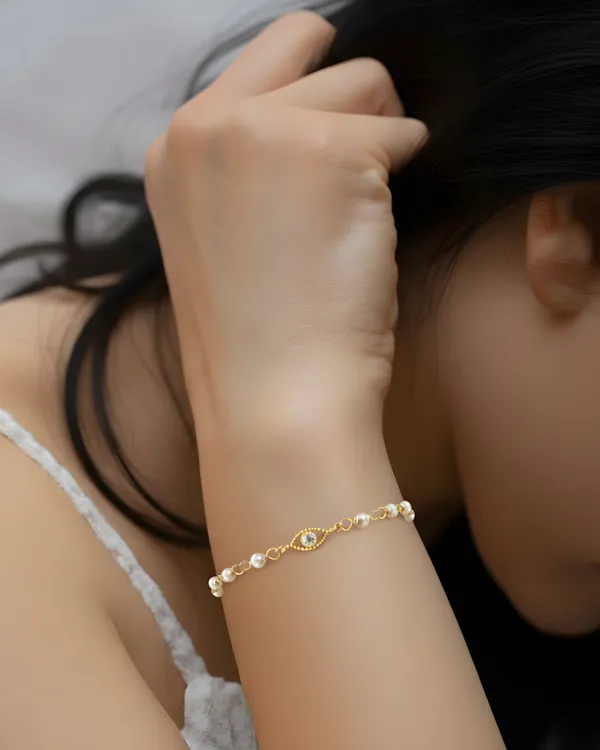 Gold_Plated_Sterling_Silver_Nazar_Pearl_Chain_Bracelet_For_Women