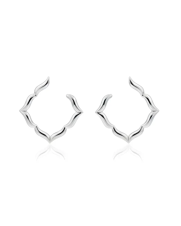 Floral_Silver_Sterling_Rhodium_Plated_Petal_Stud_Earrings_For_Women