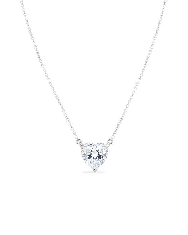 Silver_Sterling_Rhodium_Plated_Petite_Heart_Solitaire_Necklace_Pendant_For_Women